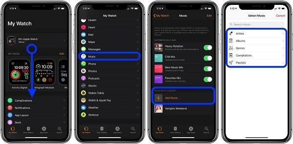 Mở ứng dụng Apple Watch trên iPhone